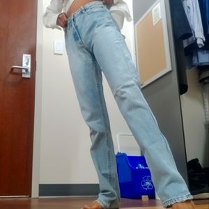 Zara straight leg jeans